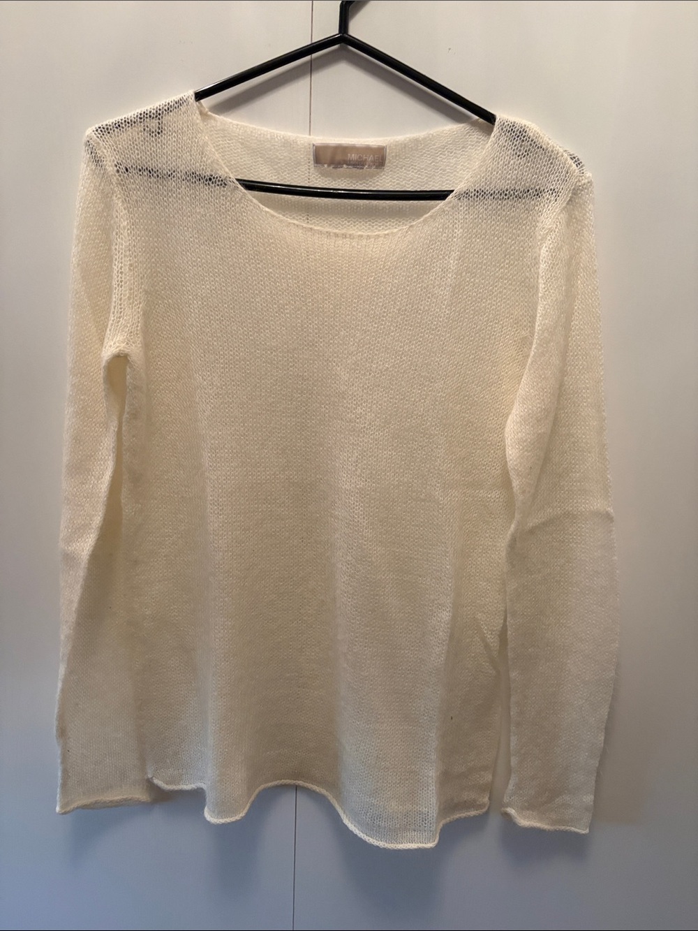 Michael Kors Lightweight Cream Knit Sweater